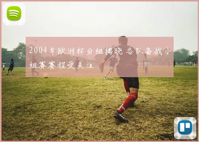 2004年欧洲杯分组揭晓 各队备战小组赛赛程受关注