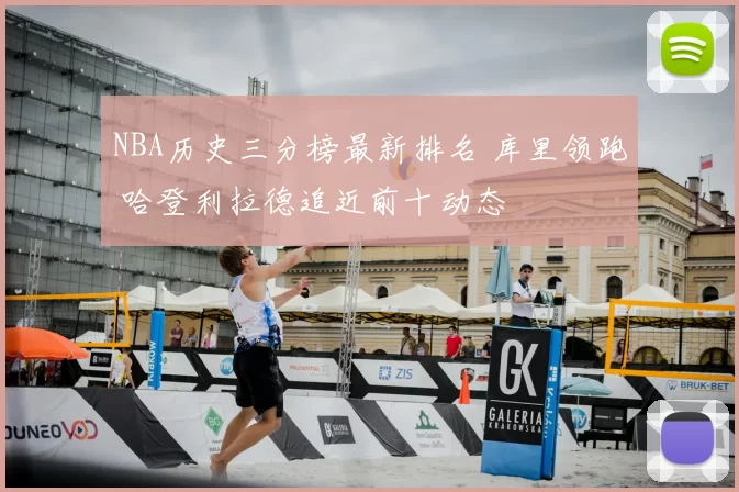 NBA历史三分榜最新排名 库里领跑 哈登利拉德追近前十动态
